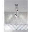 Elegant Lighting Aurora 30 Inch Chandelier In Black
