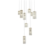 Elegant Lighting Aston 24 Inch Led Pendant In Satin Gold