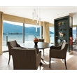 Elegant Lighting Aurora 16 Inch Pendant In Chrome