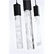 Elegant Lighting Aurora 20 Inch Pendant In Black