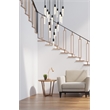 Elegant Lighting Aurora 36 Inch Chandelier In Black