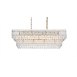 Elegant Lighting Emilia 37 Inch Chandelier In Satin Gold