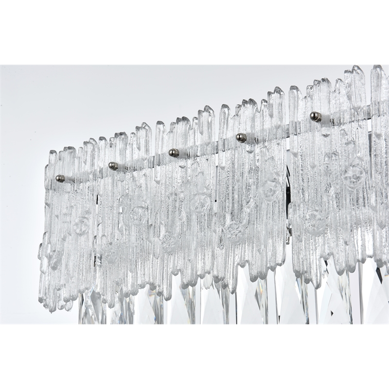 Elegant Lighting Emilia 19 Inch Wall Sconce In Chrome