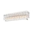 Elegant Lighting Emilia 27 Inch Wall Sconce In Chrome