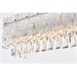 Elegant Lighting Emilia 27 Inch Wall Sconce In Chrome