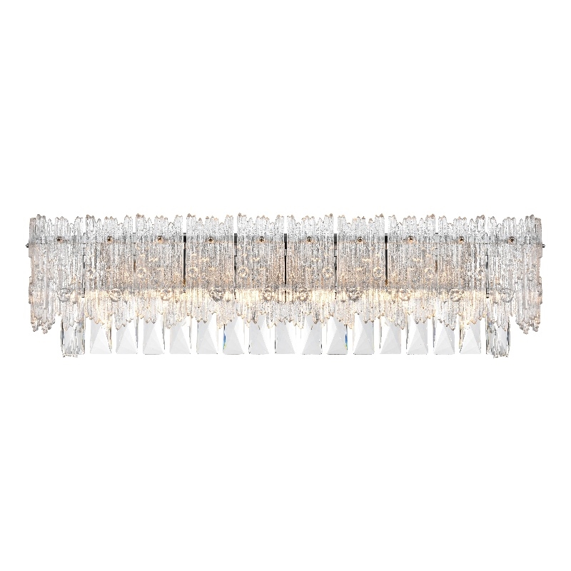 Elegant Lighting Emilia 27 Inch Wall Sconce In Chrome