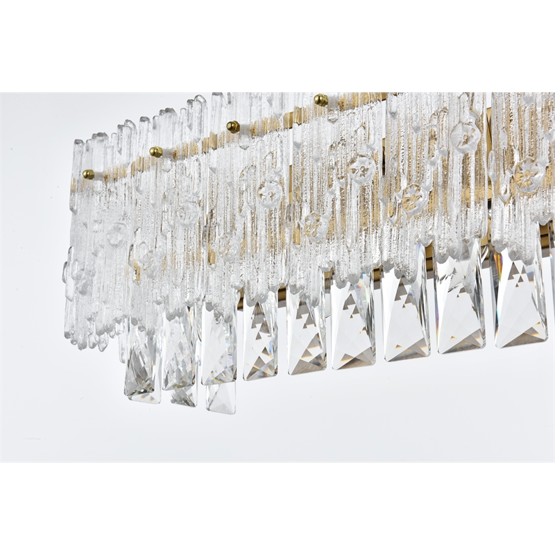Elegant Lighting Emilia 27 Inch Wall Sconce In Satin Gold