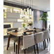 Elegant Lighting Aurora 32 Inch Pendant In Black