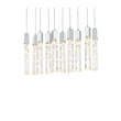 Elegant Lighting Aurora 42 Inch Pendant In Chrome