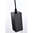 Elegant Lighting Aurora 5 Inch Pendant In Black