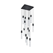 Elegant Lighting Aurora 26 Inch Pendant In Black