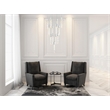 Elegant Lighting Aurora 26 Inch Pendant In Chrome