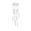 Elegant Lighting Aurora 26 Inch Pendant In Chrome