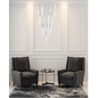 Elegant Lighting Aurora 26 Inch Pendant In Chrome