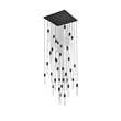 Elegant Lighting Aurora 42 Inch Chandelier In Black