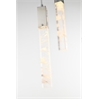 Elegant Lighting Aurora 42 Inch Chandelier In Chrome