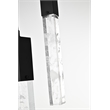 Elegant Lighting Aurora 42 Inch Chandelier In Black