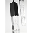 Elegant Lighting Aurora 42 Inch Chandelier In Black