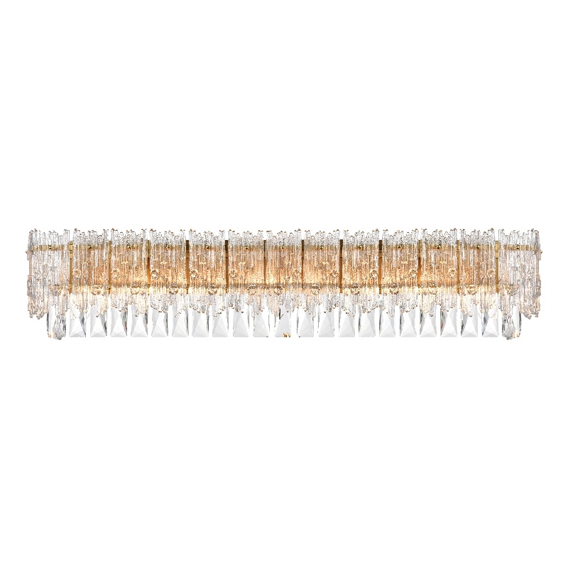 Elegant Lighting Emilia 34.5 Inch Wall Sconce In Satin Gold
