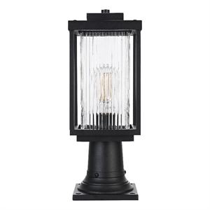 Elegant Lighting Ludlow 7&quot Outdoor Pendant In Black