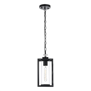 Elegant Lighting Memphis 7&quot Outdoor Pendant In Black