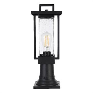 Elegant Lighting Tilton 7&quot Outdoor Pendant In Black