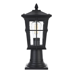 Elegant Lighting Bodine 7&quot Outdoor Pendant In Black