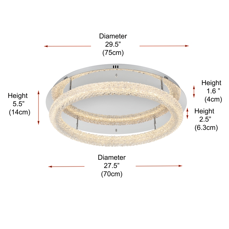 Elegant Lighting Bowen 29.5