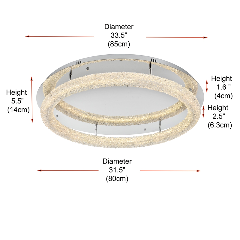 Elegant Lighting Bowen 33.5