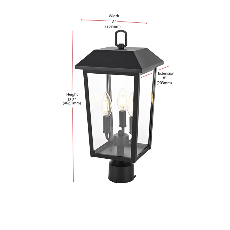 Elegant Lighting Riggs 8 X 18
