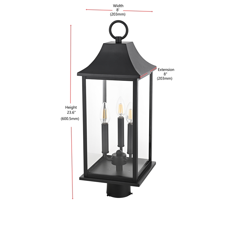 Elegant Lighting Shepard 8 X 23.5
