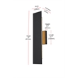Elegant Lighting Waylen 4.5 X 18