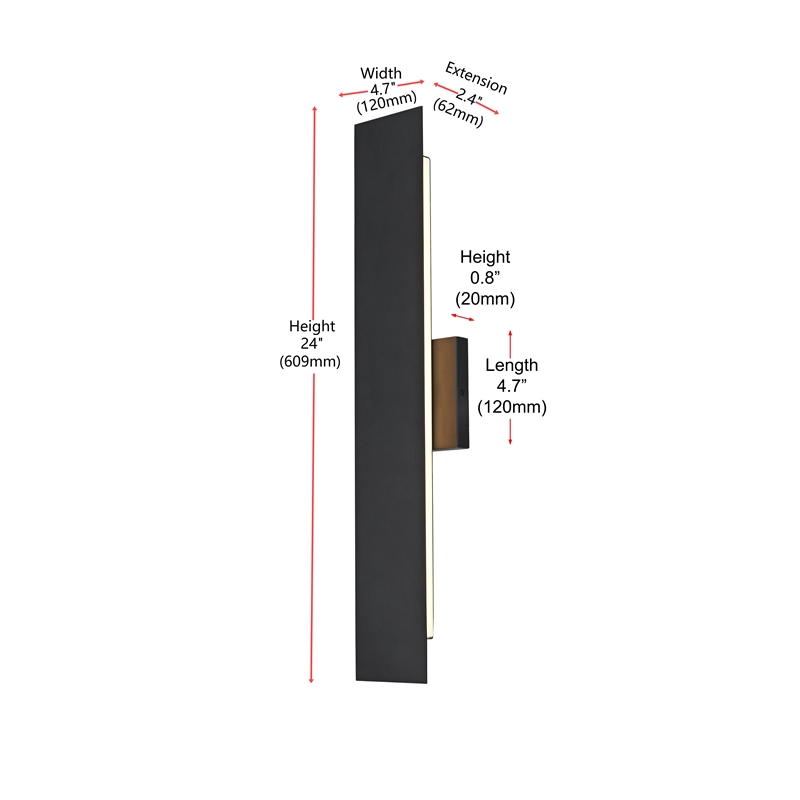 Elegant Lighting Waylen 4.5 X 24