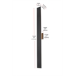 Elegant Lighting Waylen 4.5 X 48