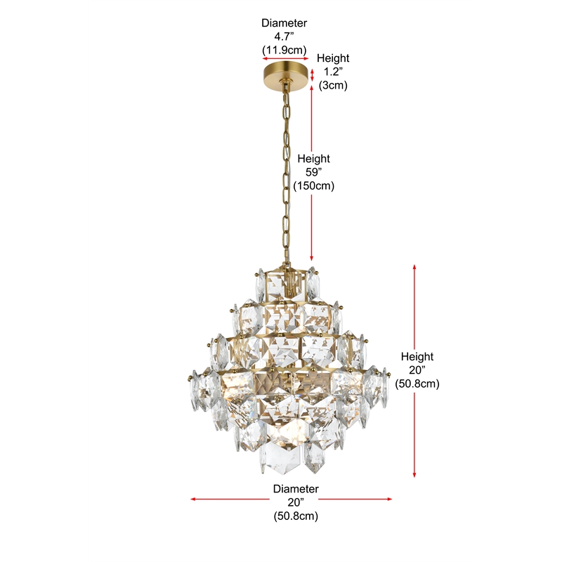 Elegant Lighting Adaline 20