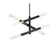Elegant Lighting Ari 3-Bar Pendant in Black