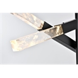 Elegant Lighting Ari 3-Bar Pendant in Black