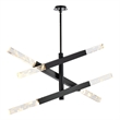 Elegant Lighting Ari 3-Bar Pendant in Black