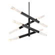 Elegant Lighting Ari 4-Bar Pendant in Black
