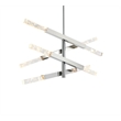 Elegant Lighting Ari 4-Bar Pendant in Chrome