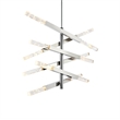 Elegant Lighting Ari 6-Bar Pendant in Chrome