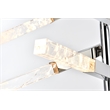Elegant Lighting Ari 6-Bar Pendant in Chrome