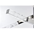 Elegant Lighting Ari 6-Bar Pendant in Chrome