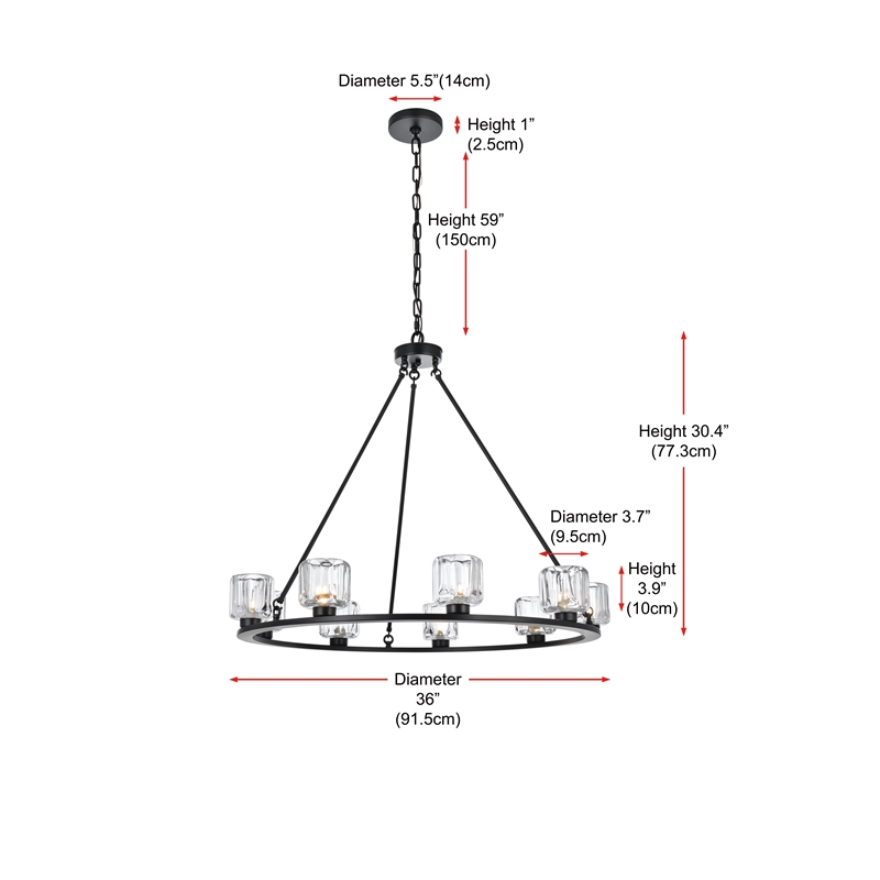 Elegant Lighting Cadence 36