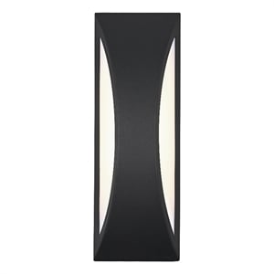 Elegant Lighting Zayn 5&quot Outdoor Wall Sconce in Black