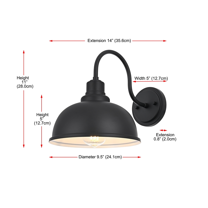 Elegant Lighting Aron 9.5