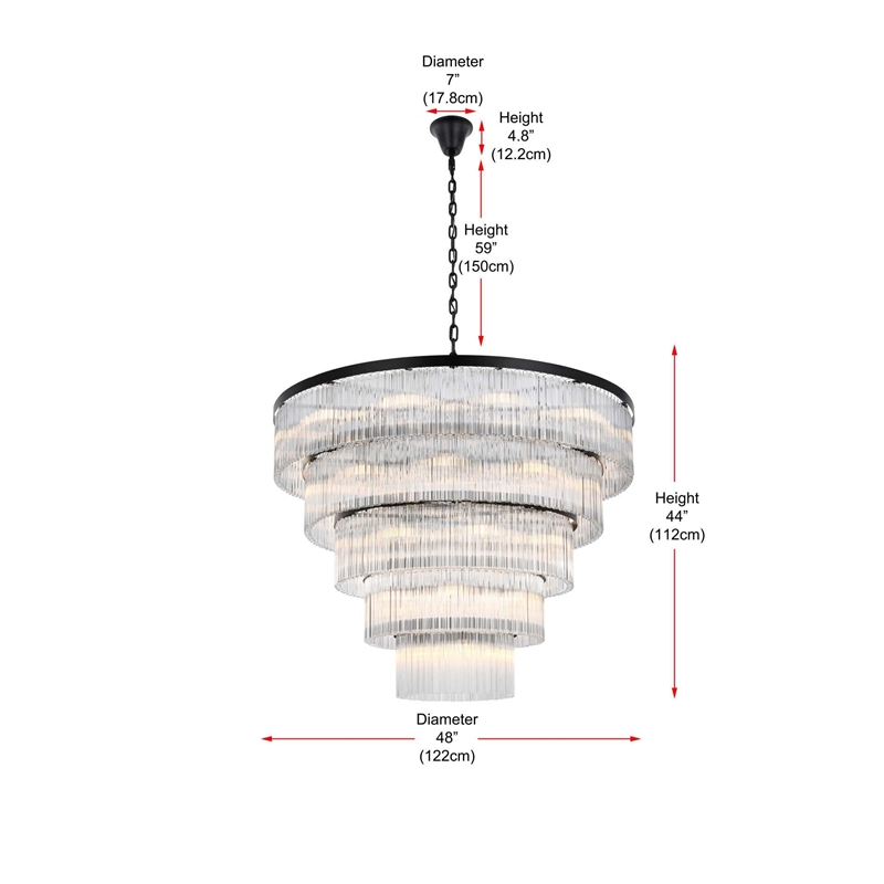 Elegant Lighting Harlow 48