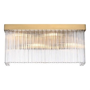 Elegant Lighting Harlow 19&quot Wall Sconce in Satin Gold