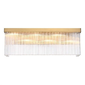 Elegant Lighting Harlow 26&quot Wall Sconce in Satin Gold