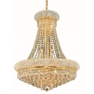 Elegant Lighting Primo 24&quot 14 Light Royal Crystal Chandelier